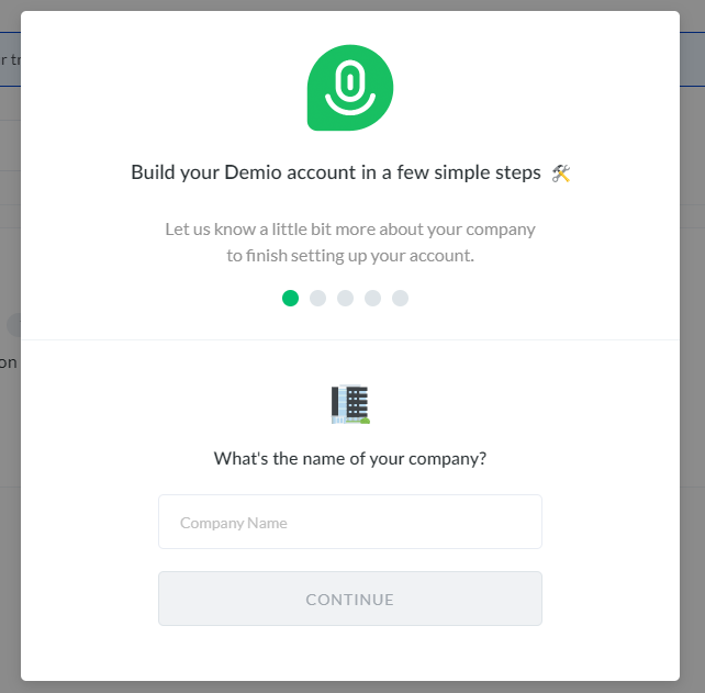 demio setup