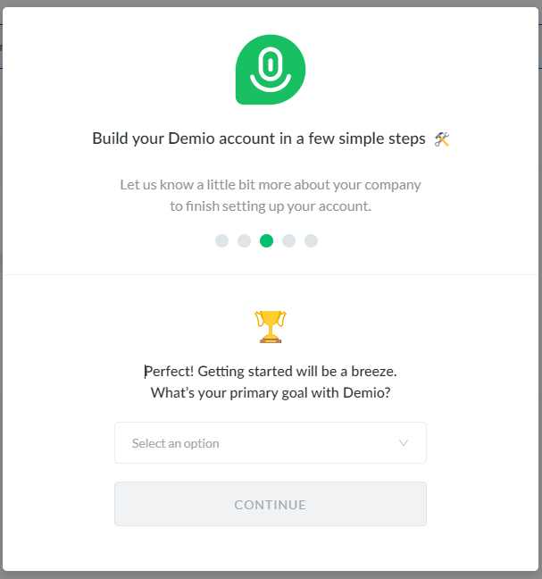 demio setup