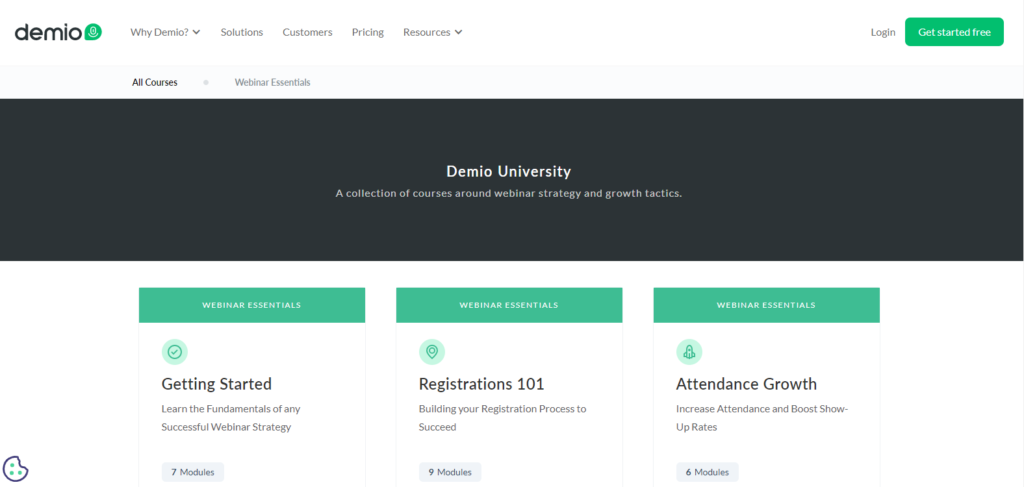demio university