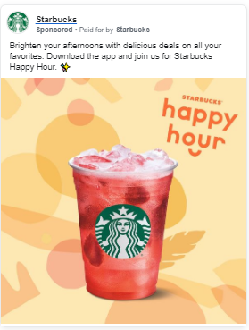 A/B testing example ad #1