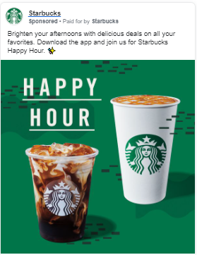 A/B testing example ad #2