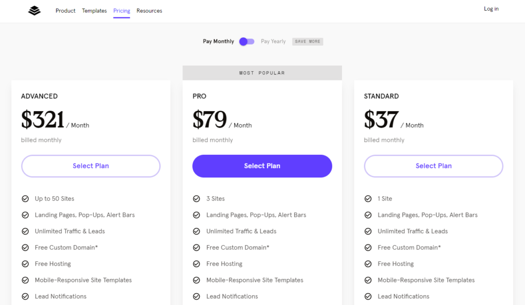 leadpages pricing