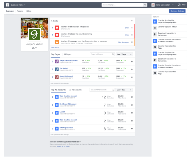 fb business manager