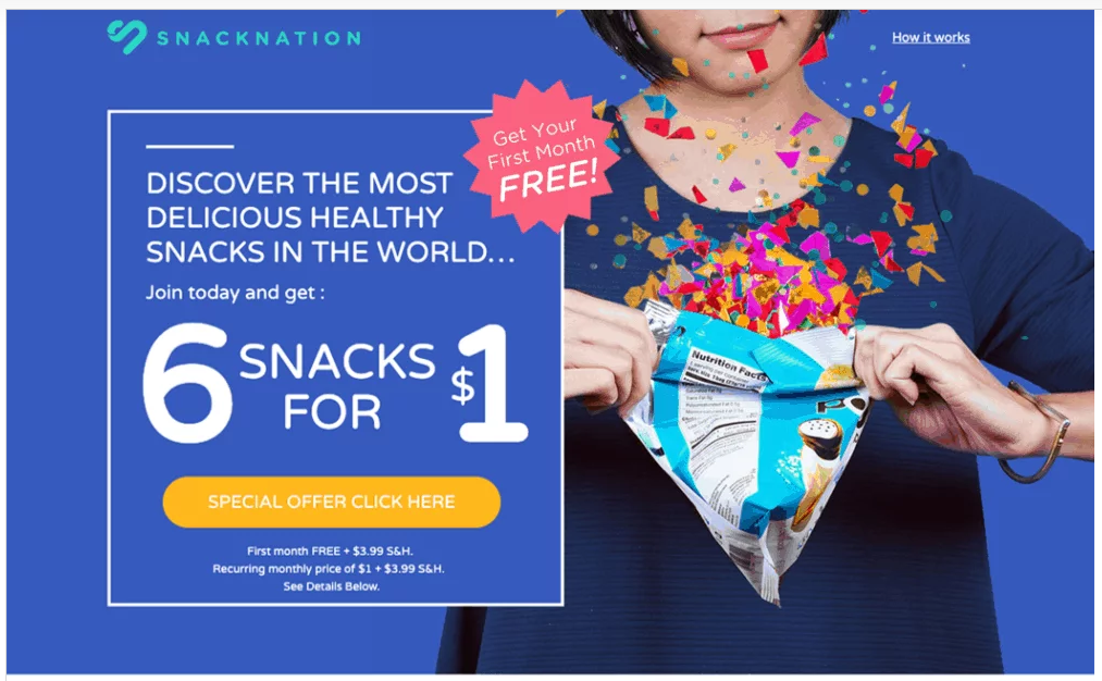 landing page example