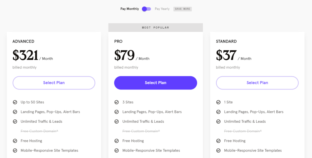 leadpages pricing