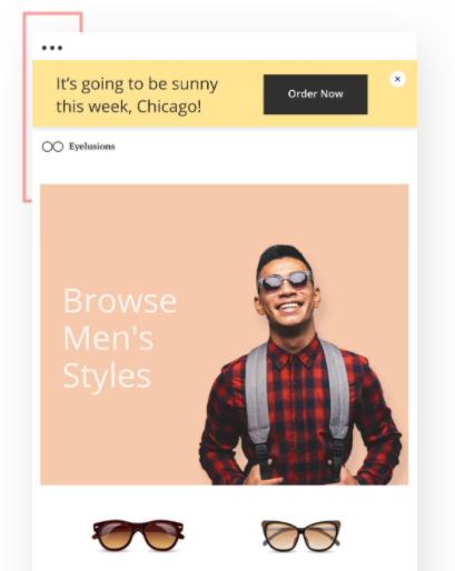 unbounce sticky bars