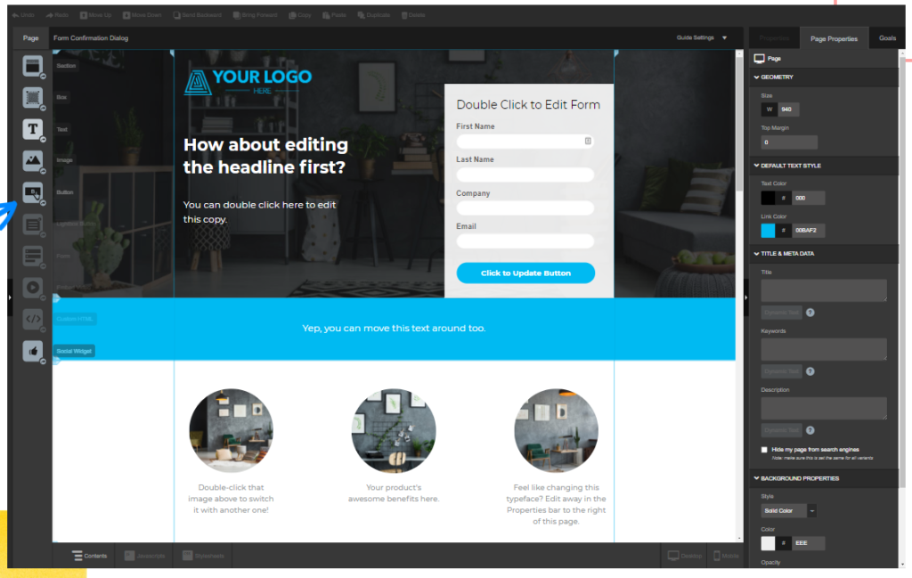 unbounce builder