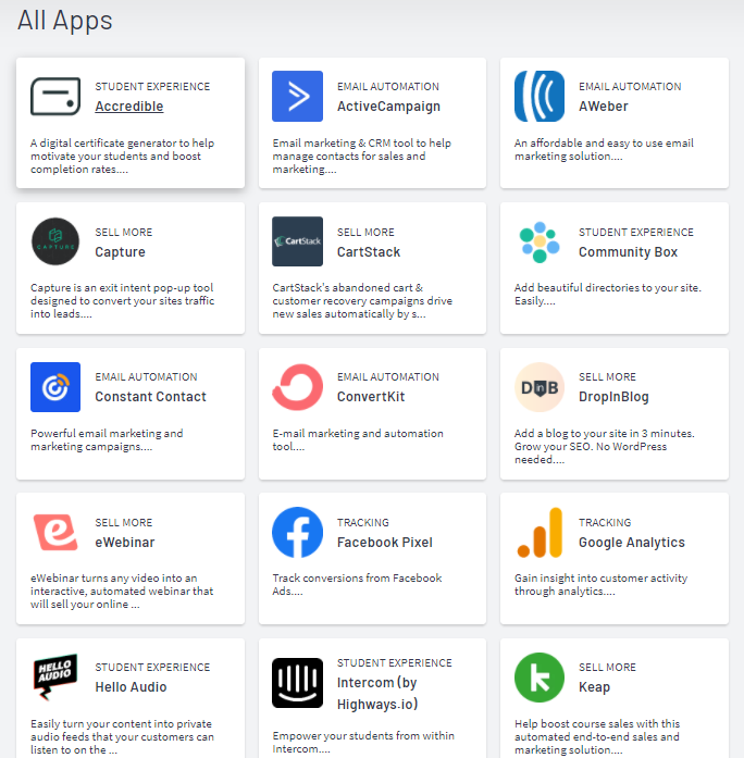 thinkific apps
